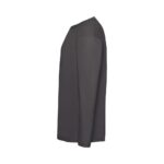 Fruit of the Loom F240 T-Shirt Herren Langarm Schwarz Seitenansicht links