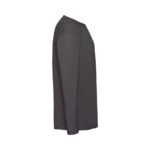 Fruit of the Loom F240 T-Shirt Herren Langarm Schwarz Seitenansicht rechts