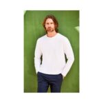 Fruit of the Loom F243 Langarm-T-Shirt Herren Schwarz Modelansicht