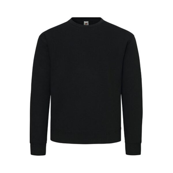Fruit of the Loom F276 Sweatshirt Schwarz Vorderansicht