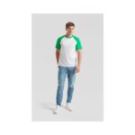 Fruit of the Loom F295 T-Shirt White Black Modelansicht