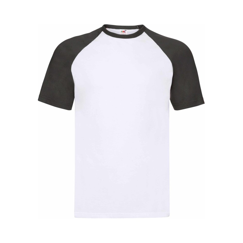 Fruit of the Loom F295 T-Shirt – Vorderansicht Fruit of the Loom F295 T-Shirt White Black Vorderansicht
