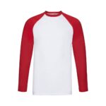Fruit of the Loom F296 T-Shirt White/Black Seitenansicht