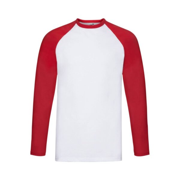 Fruit of the Loom F296 T-Shirt White/Black Seitenansicht