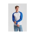 Fruit of the Loom F296 T-Shirt White/Black Detailansicht