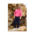 Fruit of the Loom Classic Hooded Sweat Modelansicht Heather Grey