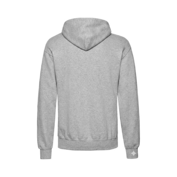 Fruit of the Loom F421 Hoodie Rückansicht Heather Grey