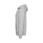 Fruit of the Loom F421 Hoodie Seitenansicht links Heather Grey