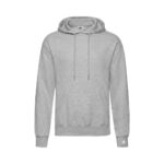 Fruit of the Loom F421 Hoodie Vorderansicht Heather Grey