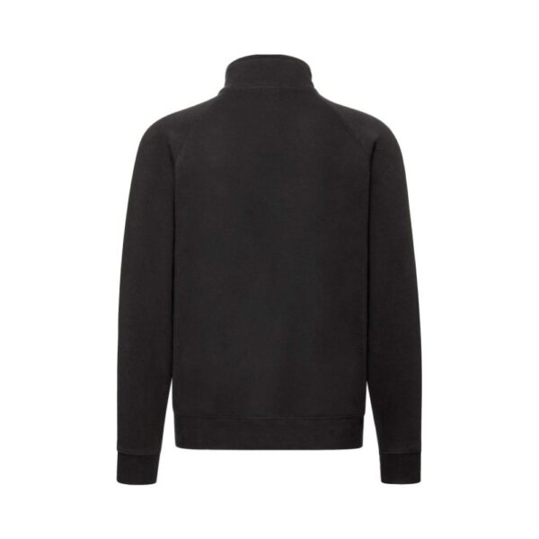 Fruit of the Loom F457 Sweatjacke Herren Schwarz Rückansicht
