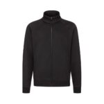 Fruit of the Loom F457 Sweatjacke Herren Schwarz Vorderansicht