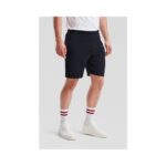 Fruit of the Loom F495 Herren Hose Lightweight Shorts Rückansicht Hellgrau meliert