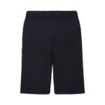 Fruit of the Loom F495 Herren Hose Lightweight Shorts Nahaufnahme Hellgrau meliert
