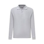 Fruit of the Loom F504K Poloshirt Kinder langarm Detailansicht Himmelblau