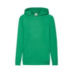 Fruit of the Loom F430K Hoodie Kinder Hellgrau meliert Seitenansicht