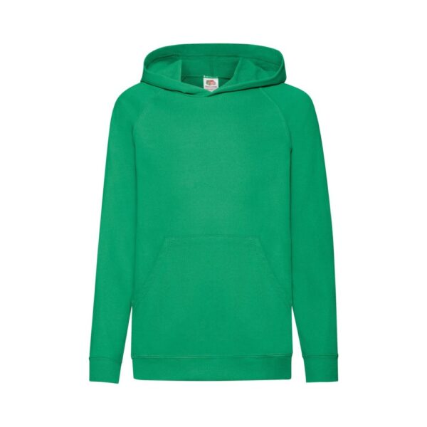 Fruit of the Loom F430K Hoodie Kinder Hellgrau meliert Seitenansicht