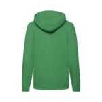 Fruit of the Loom F430K Hoodie Kinder Hellgrau meliert Nahaufnahme Stoff
