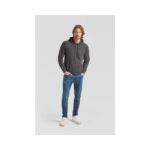 Fruit of the Loom F430 Hoodie Modelansicht Flaschengrün