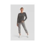 Fruit of the Loom F315 Sweatshirt Damen Modelansicht Schwarz