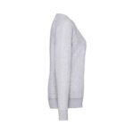 Fruit of the Loom F315 Sweatshirt Damen Detailansicht Bund Schwarz