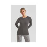 Fruit of the Loom F315 Sweatshirt Damen Seitenansicht Schwarz