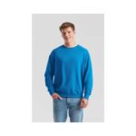 Fruit of the Loom Lightweight Raglan Sweatshirt Hellgrau meliert weitere Ansichten