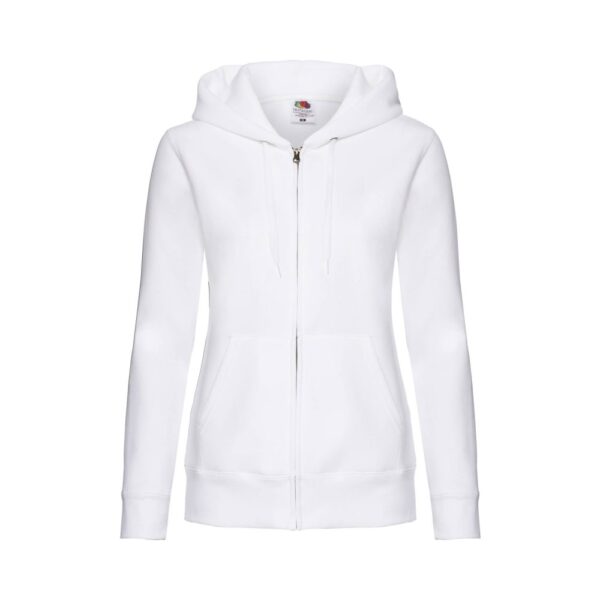 Fruit of the Loom F440N Zip-Hoodie Damen Ansicht seitlich Deep Navy