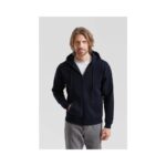 Fruit of the Loom Premium Hooded Sweat Jacket weitere Ansicht Schwarz
