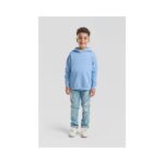 Fruit of the Loom F421K Hoodie Hellgrau meliert Modelansicht