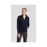 Fruit of the Loom F442N Sweatjacke Damen Hellgrau meliert Seitenansicht
