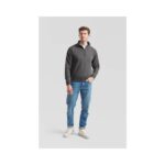 Fruit of the Loom F382 Sweatshirt Herren Modelansicht Marineblau
