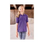 Russell Athletic Z539K Poloshirt Kinder Schwarz Modelansicht