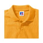 Russell Athletic Z539K Poloshirt Kinder Schwarz Detail Naht