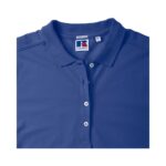 Russell Athletic Z566F Poloshirt Damen Nahaufnahme Schwarz