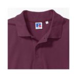 Russell Athletic Z577 Poloshirt Herren Schwarz Detailansicht Bündchen