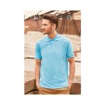 Russell Athletic Z569 Poloshirt Sky Modelansicht