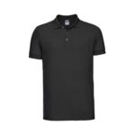 Russell Athletic Z566 Poloshirt Convoy Grey Detailansicht Stoff