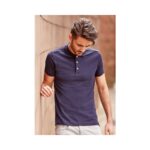 Russell Athletic Z566 Poloshirt Convoy Grey Modelansicht