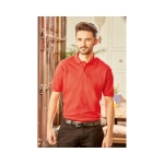 Russell Athletic Z539 Poloshirt Classic Red Modelansicht