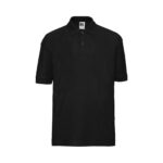 Russell Athletic Z539K Poloshirt Kinder Schwarz Vorderansicht