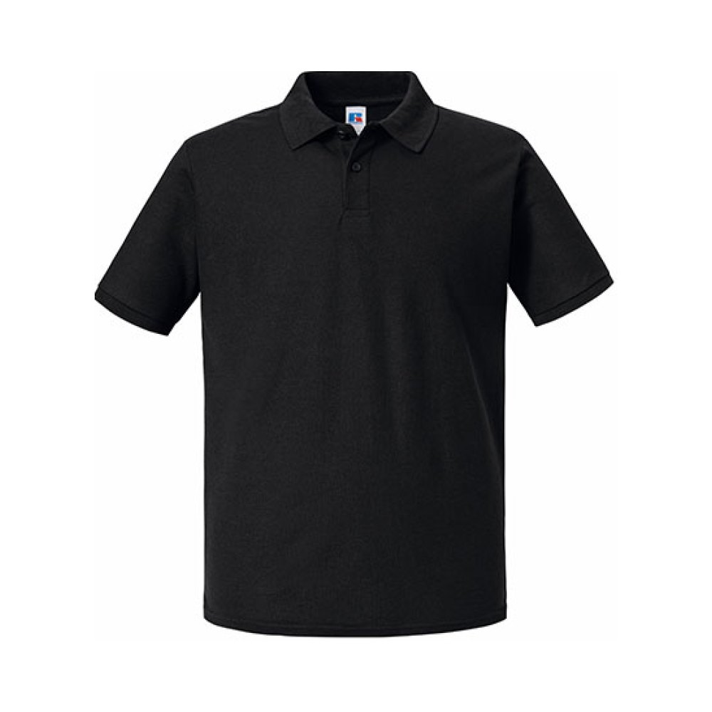 z570m-black Russell Athletic Z570M Poloshirt Schwarz Vorderansicht