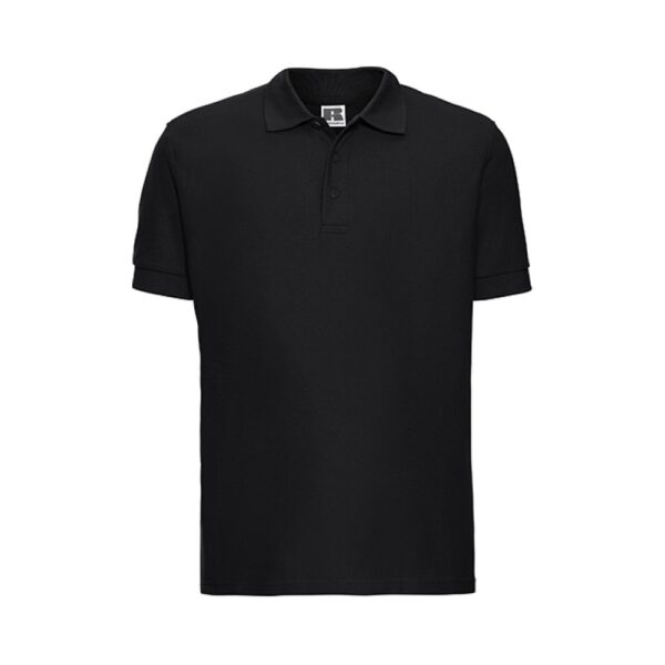 Russell Athletic Z577 Poloshirt Herren Schwarz Vorderansicht