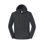Fruit of the Loom F402 Zip-Hoodie Weiß Rückansicht