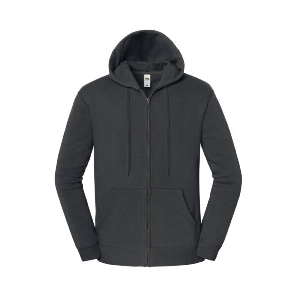 Fruit of the Loom F402 Zip-Hoodie Weiß Rückansicht