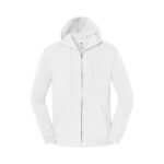 Fruit of the Loom F402 Zip-Hoodie Weiß Vorderansicht
