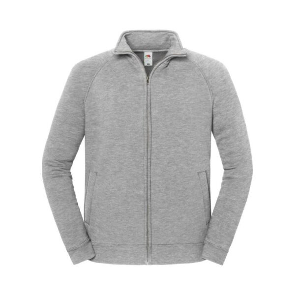 Fruit of the Loom F456 Sweatjacke Athletic Heather Vorderansicht
